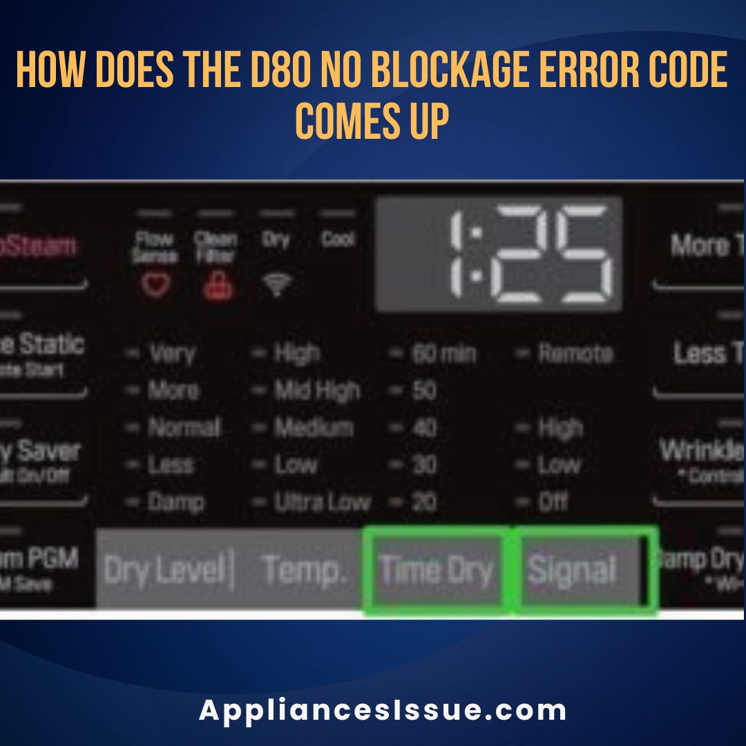LG Dryer d80 no Blockage [6 Issue Discussed & SOLVED 2024]