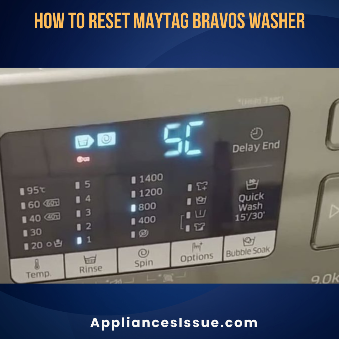Maytag Bravos Washer Reset
