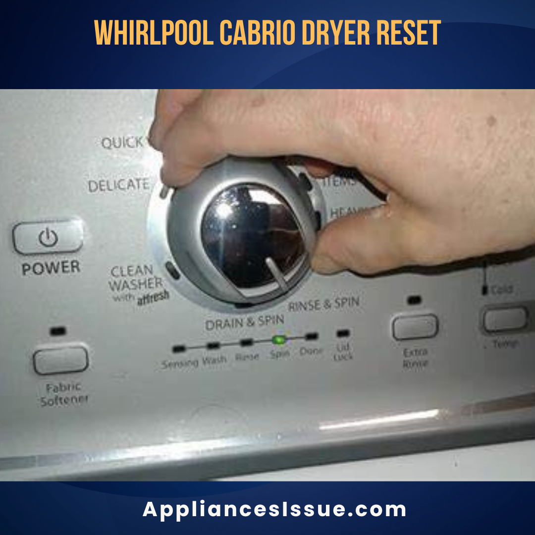 Whirlpool Cabrio Dryer Reset