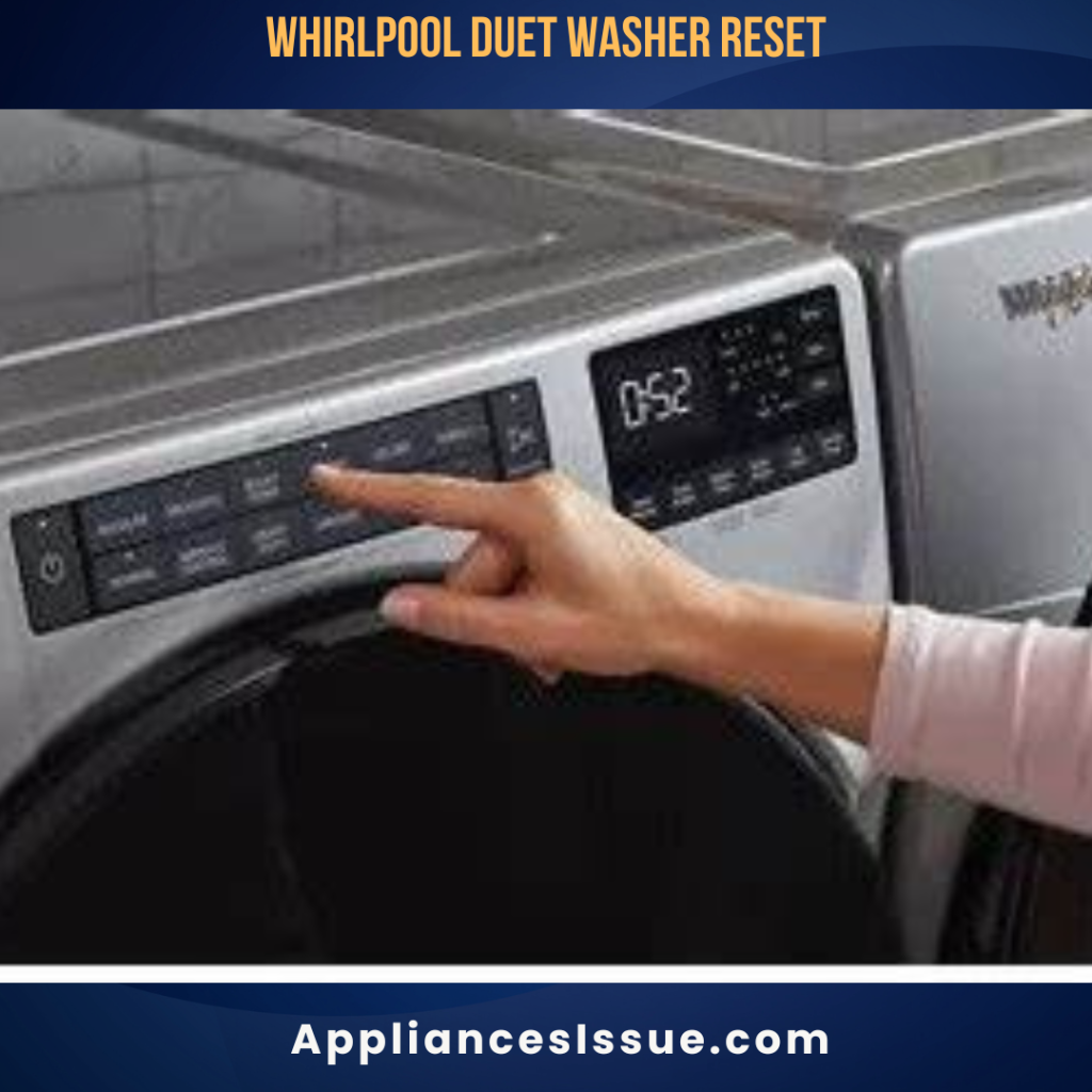 Whirlpool Duet Washer Reset